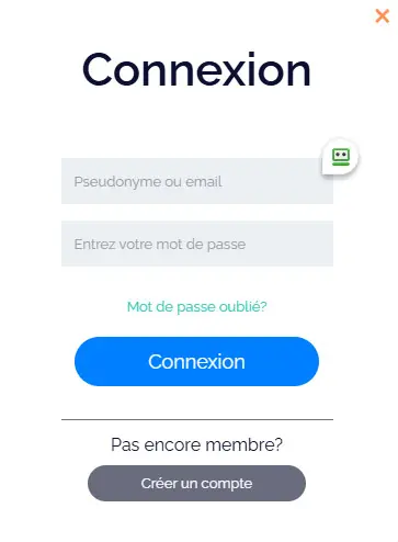 Connessione dei membri di Dendy Casino