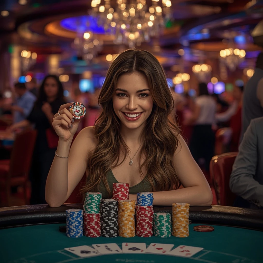 bonus nelle mani di un uomo al casinò Dendy Casino
