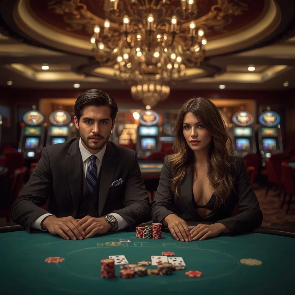 Due giocatori di poker al DENDY CASINO
